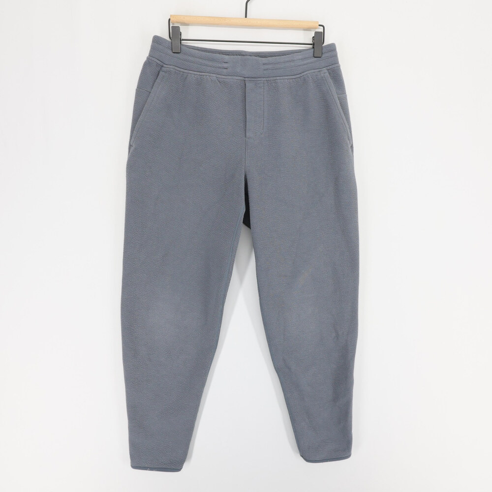 Lululemon Textured Spacer Classic Tapered Pants Mens M Gray Textured Joggers